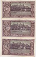 1945. 100P (5x) sorszámkövetők T:III tűlyuk