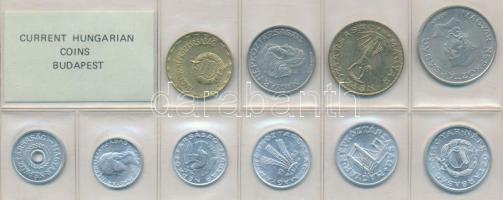 1983. 2f-20Ft 10db klf, érmés forgalmi sor fóliatokban T:1
