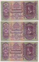 1930. 100P (5x) sorszámkövetők T:I-