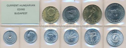 1989. 2f-20Ft 10db klf, érmés forgalmi sor fóliatokban T:1