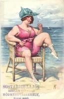 At the beach, humour, L&amp;P 1276. s: Arthur Thiele