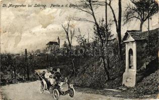 Lebring-Sankt Margarethen; Partie a. d. Reichsstrasse / detail of the state road, automobile montage (b)