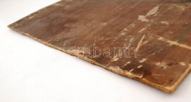 Rudnay Gyula (1878-1957): Vándorszínészek. Olaj,  karton, jelzett, restaurált, 31×45 cm