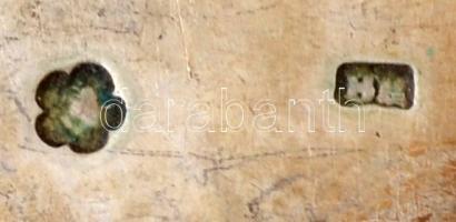 Monogramos ezüst (Ag.) kanalak (4 db), jelzett, mesterjeggyel,(BM), h:22 cm (5×), nettó:280 g