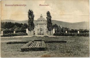 Krasznahorkaváralja, Krásnohorské Podhradie; Mauzóleum, kiadja Fuchs Adolf / mausoleum