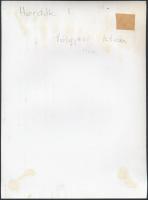 1966 Völgyesi István: Hordók I., feliratozott vintage fotóművészeti alkotás, 24x18 cm