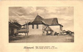 Késmárk, Kezmarok; Régi Evangélikus templom, kiadja Feitzinger Ede / Evangelic church (EK)