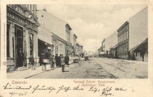 Temesvár, Timisoara; Gyárváros, Főút / Factory district, main street (r)