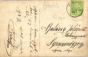 1914 Bodola, Budila; korcsolyázók / ice skaters, photo (fl)