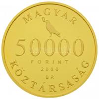 2008. 50.000Ft Au "Hunyadi Mátyás" (10g/0.986) T:PP ujjlenyomat 
Hungary 2008. 50.000 For...