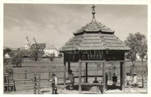 Csíksomlyó, Sumuleu Ciuc; Borvízkút / fountain