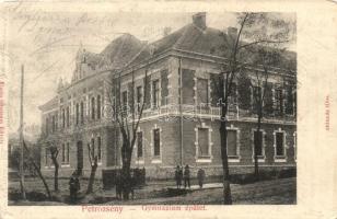 Petrozsény, Petrosani; Gimnázium épület, kiadja Grausam Károly / grammar school (EK)