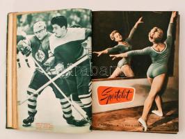 1965 A Sportélet c. folyóirat, a Magyar Testnevelési és Sportszövetség havilapjának teljes évfolyama...