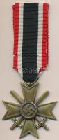 Német 3. Birodalom 1939. "Háborús Érdemkereszt II. osztálya kardokkal" Br kitüntetés gyárt...
