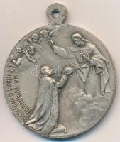 1915. "Hungaria S. Cordi J Consecrata 1915 / Hungaria B.M.V. Devota 1038" fém medál Szt. I...