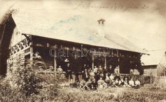 1911 Kökényes, Ternovo; Államilag Segélyezett Kosárfonó Telep / State funded basket-makers, photo (EK)