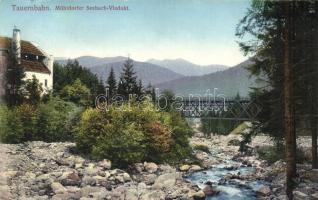 Mühldorf, Tauernbahn, Seebach-Viadukt / railway bridge