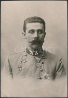 Ferenc Ferdinánd főherceg (1863- 1914) osztrák főherceg, 1896-tól az Osztrák-Magyar Monarchia trónörököse, Charles Trampus által jelzett fotó, 15x10cm