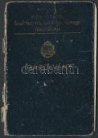 1945 Bp., A Magyar Rendőrség Észak Pest-Pilis-Solt-Kiskun vármegye Főkapitánysága által kiállított rendőrigazolvány