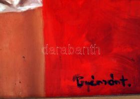 Gyémánt jelzéssel: Női félakt. Olaj, farost, keretben, 66×44 cm