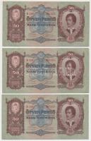 1932. 50P (5x) sorszámkövetők T:I-,II,II-