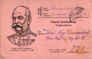 Tábori posta, Ferenc József, kiadja Gerő V. / Franz Joseph (EK)