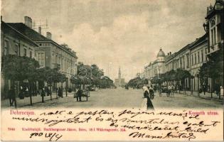 Debrecen, Kossuth utca, kiadja Nachbargauer János