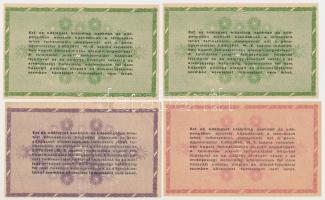 1946. 10db-os vegyes magyar adópengő bankjegy tétel, közte egy sorozat- és sorszámmal T:I-III