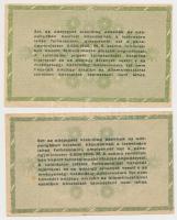 1946. 10db-os vegyes magyar adópengő bankjegy tétel, közte egy sorozat- és sorszámmal T:I-III