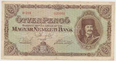 1939. 5P (5x) + 1945. 50P T:III