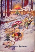 Magyar Karácsony / Christmas, Hungarian folklore, irredenta s: Bozó (EK)