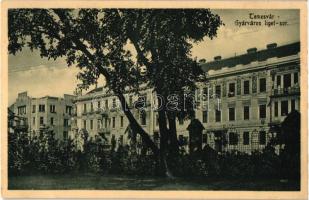 Temesvár, Timisoara; Gyárváros, Liget-sor / promenade