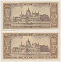 10db-os vegyes pengő bankjegy tétel T:I-II