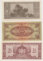 10db-os vegyes pengő bankjegy tétel, közte 1946. 100.000.000BP T:I-II