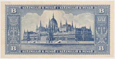 10db-os vegyes pengő bankjegy tétel, közte 1946. 100.000.000BP T:I-II