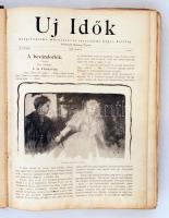 1898 Az Új idők c. folyóirat  első fél évfolyama. (1-26. sz.) Szerkeszti: Herczeg Ferenc. Kiadói vis...