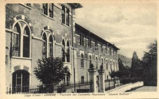 Lovere, Lago d'Iseo; Facciata del Convento Nazionale 'Cesare Battisti' / state boarding school 'Cesare Battisti'