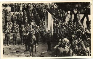 1938 Ipolyság, Sahy; A Felvidék felszabadulásának első örömünnepe, bevonulás / entry of the Hungarian troops (EK)
