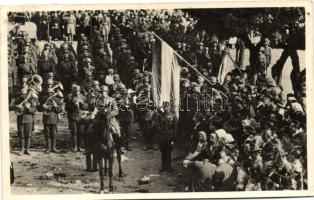 1938 Ipolyság, Sahy; 'A Felvidék felszabadulásának első örömünnepe', bevonulás / entry of the Hungarian troops (EK)