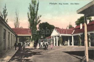 Pöstyén, Piestany; Régi fürdők, kiadja Lampl Gyula / old spas