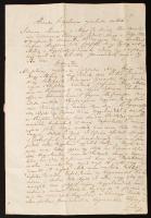 1839 Királybírónak címzett vagyonkérdésről szóló jogi irat
