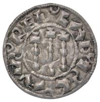 1077-1095. Denar Ag "I. László" (0,58g) T:1-  Hungary 1077-1095. Denar Ag "Ladislaus I" (0,58g) C:AU  Huszár: 27., Unger I.: 22.