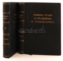 Prohászka Ottokár: Elmélkedések az evangéliumáról. I-II. Budapest, é.n., Szent István Társulat. Egészvászon kötésben
