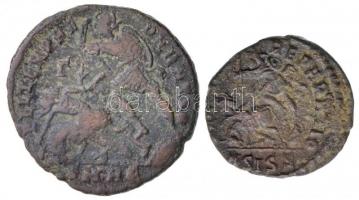 Római Birodalom / Heraclea / II. Constantius 351-355. Follis Cu (4,32g) + Siscia / II. Constantius 3...