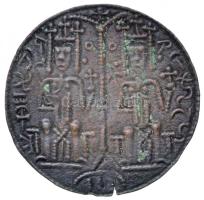 1172-1196. Rézpénz Cu "III. Béla" (1,86g) T:2- kis ki. Huszár: 72., Unger I.: 114.