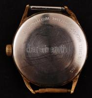 Junghans, 17 jewels,  karóra, jelzett,  nem működik (törött rúgó), d:3cm