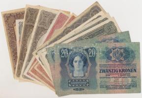 1913-1920. 20K (5x) egy román felülbélyegzéssel + 1916. 1K + 1920. 2K (3x) + 10K (2x) + 50K + 1923. ...
