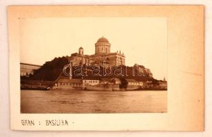 cca 1901 Esztergom a Bazilika 11x7 cm