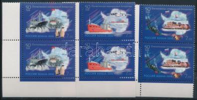 Antarktisz kutatás sor ívsarki párokban Antarctic research set corner pairs