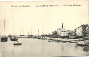 Malinska, Malinsca; kikötő, vitorláshajó / port, sailing ships